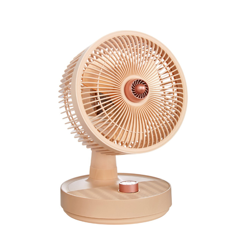 Desktop circulating fan - 7 inch 1 type (golden apricot color)