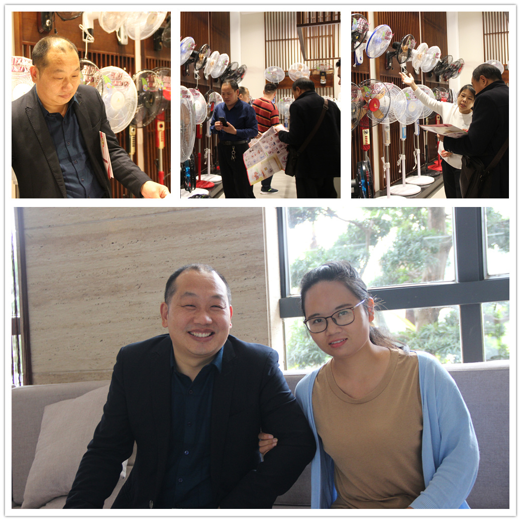 经销商与吉星的工作人员愉快交流